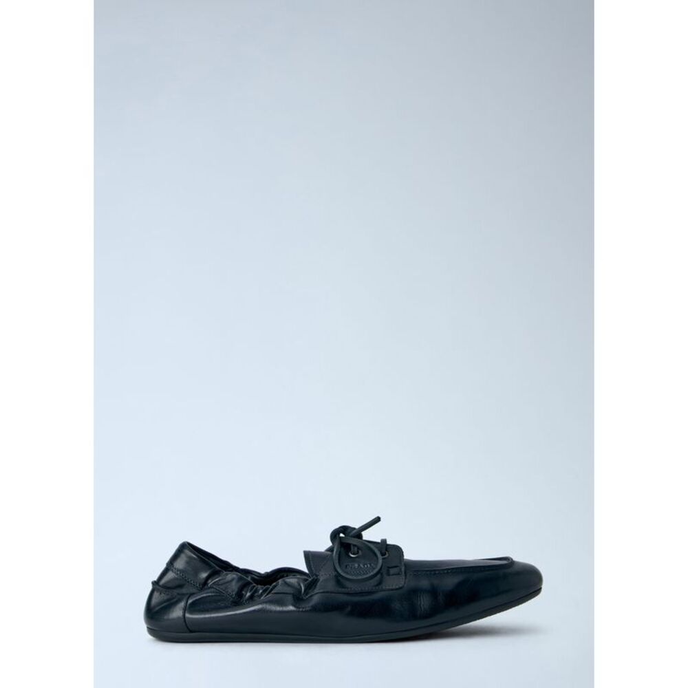 Prada Men Leather Moccasins